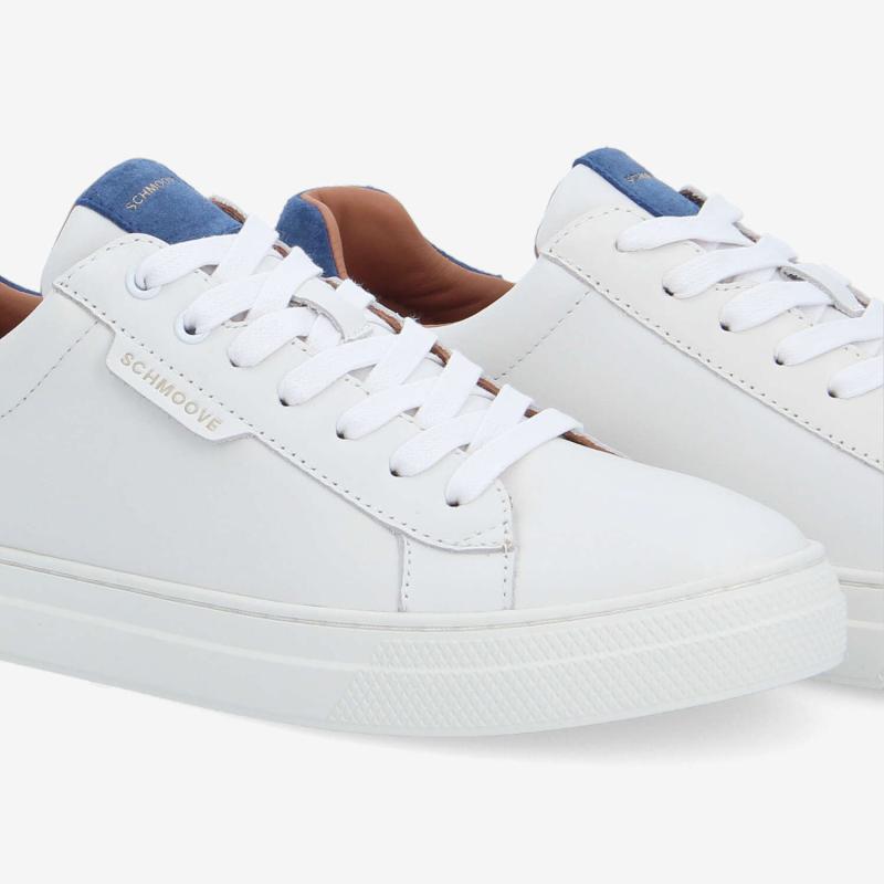 SPARKLE SNEAKER M - NAPPA/SUEDE - BLANC/BLEU